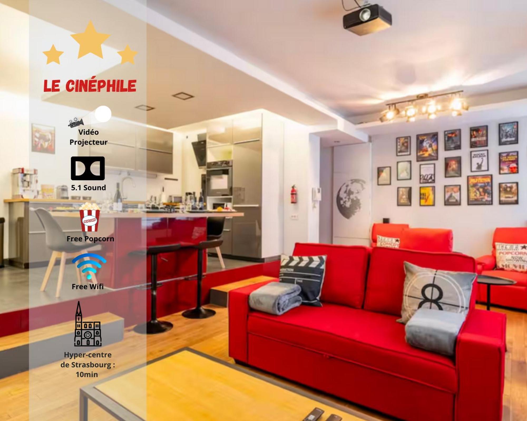 Le Cinephile - Popcorn, Plancha, Et Confort 6 Pers Schiltigheim Extérieur photo